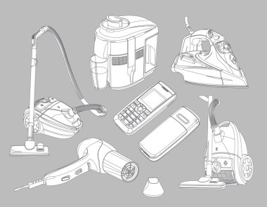 Household goods clipart