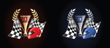 Racing prize grunge clipart