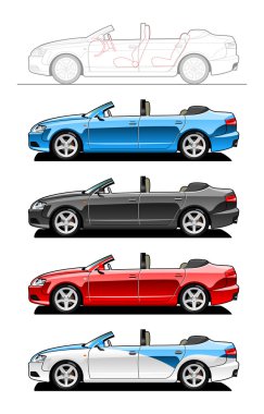 Convertible clipart