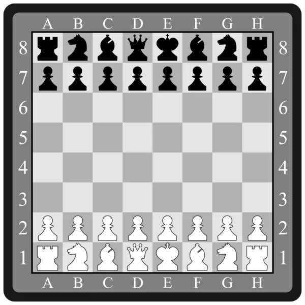 Ilustración de ajedrez — Archivo Imágenes Vectoriales
