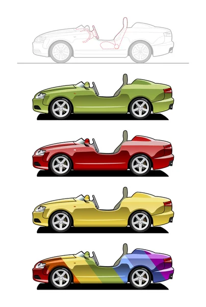 Roadster. — Archivo Imágenes Vectoriales