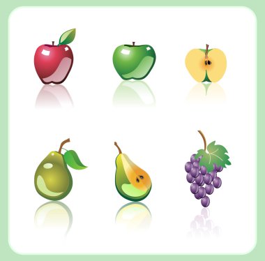 Illustration of a fruits. clipart