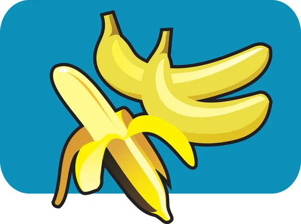 バナナのアイコン — ストックベクタ