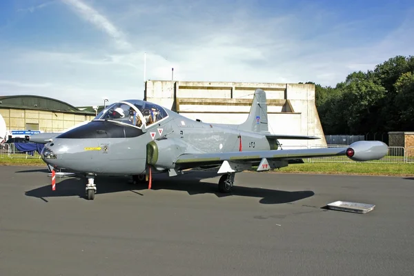 Raf ルーカーズ航空ショー、スコットランドでジェット プロヴォスト トレーナー航空機 — ストック写真