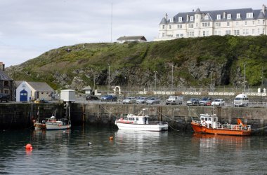 Port Patrick Harbour, Galloway, Scotland clipart