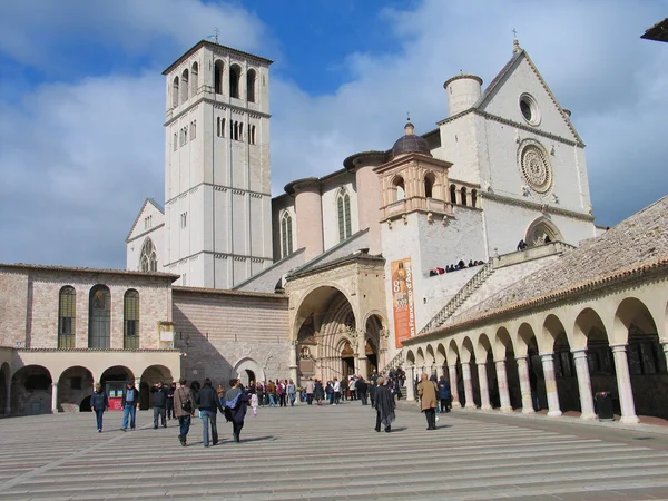 Assis, bazilika st. františkánů — Stock fotografie