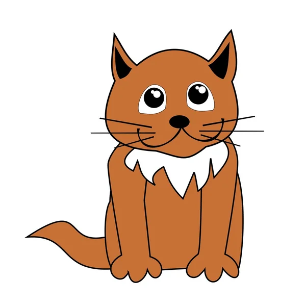 Мультяшний кіт Векторні ілюстрації — стоковий вектор