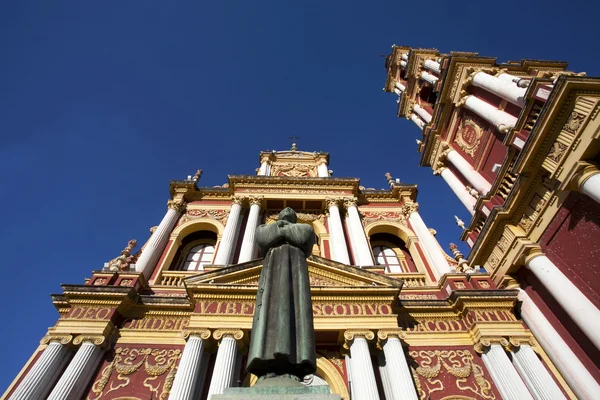 Weergave van de kerk van san francisco in salta, Noord-Argentinië — Stockfoto