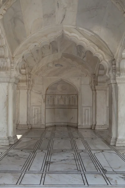 Hall de marbre blanc à Agra Fort à Agra - Inde — Photo