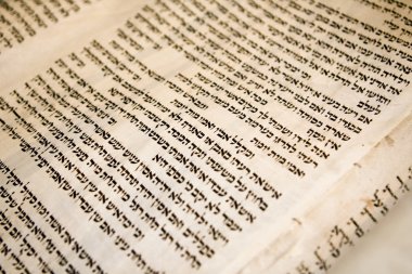 Ancient Torah Scoll clipart