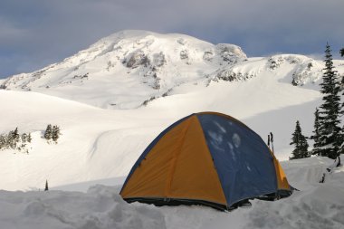 Tent On Mt. Rainier clipart