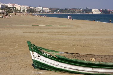 Beach At Estepona clipart