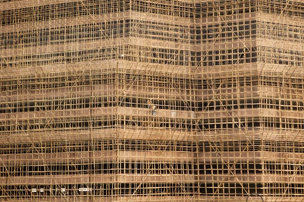 Строительство зданий в Гонконге — стоковое фото