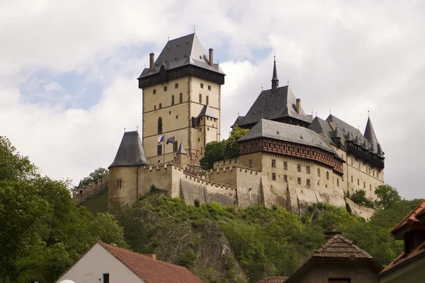 Karlstein замок — стокове фото