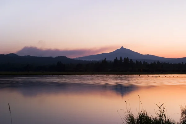 stock image Fire Near Mt. Washington