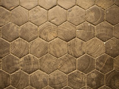 Wood Hexagon Pattern clipart