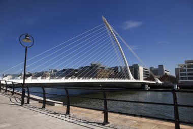 Beckett Bridge In Dublin clipart