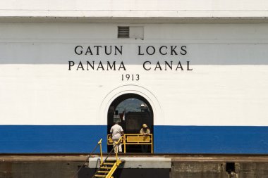 Gatun Locks, Panama Canal clipart