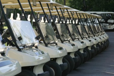 Golf Carts clipart