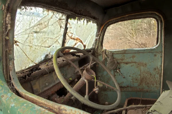 Caminhão velho Interior — Fotografia de Stock