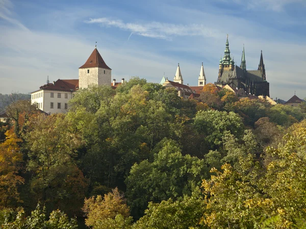 Κάστρο της Πράγας, το φθινόπωρο — Φωτογραφία Αρχείου