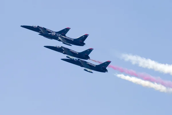 Fyra patriot jets — Stockfoto