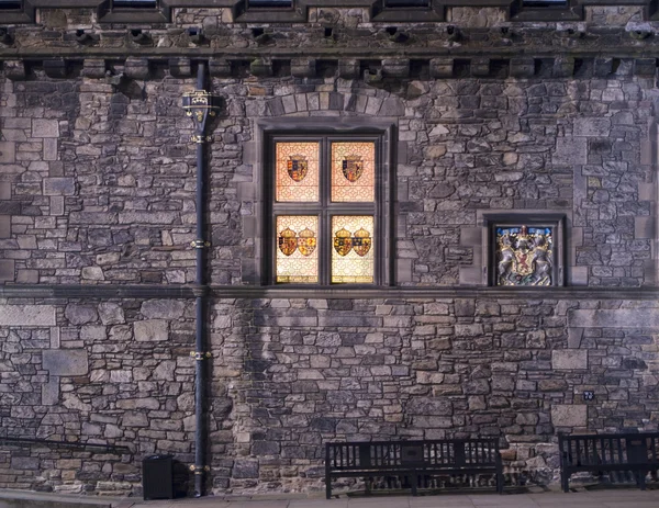 Gran salón de Castillo de Edimburgo — Stockfoto