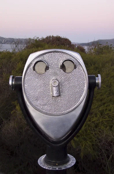 stock image Telescope With Face