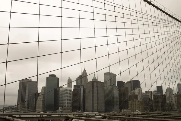 New york op sombere dag — Stockfoto