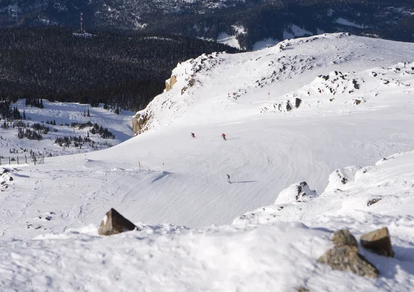 惠斯勒滑雪斜坡 — 图库照片