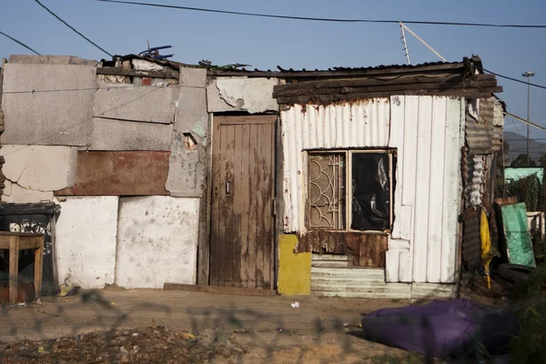 Zuid-Afrikaanse township huis — Stockfoto