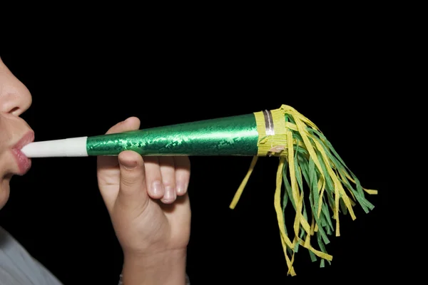 stock image Blowing A Party Horn