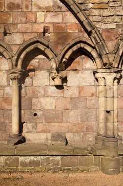 Holyrood Abbey With Gothic Arches clipart