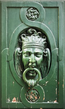 Door Knocker in Paris clipart