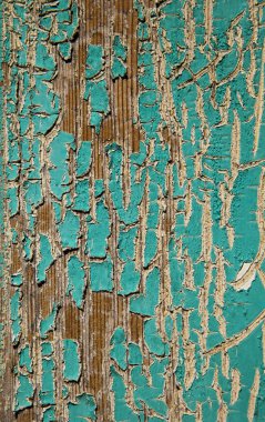 Peeling Turquoise Paint clipart