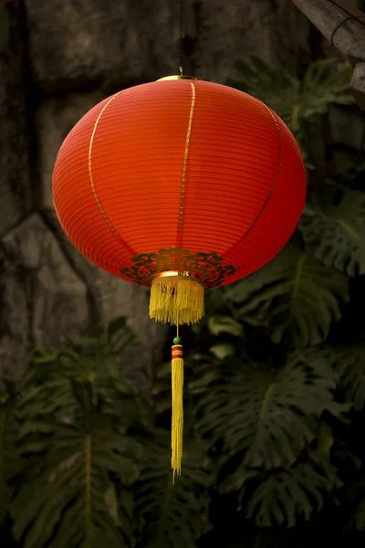 Röda kinesiska papper lanternor — Stockfoto