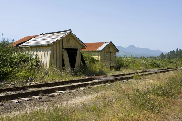 Estação ferroviária velha — Fotografia de Stock