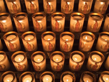 Candles At Notre Dame de Paris clipart