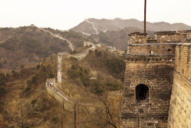 Great Wall of China at Mutianyu clipart