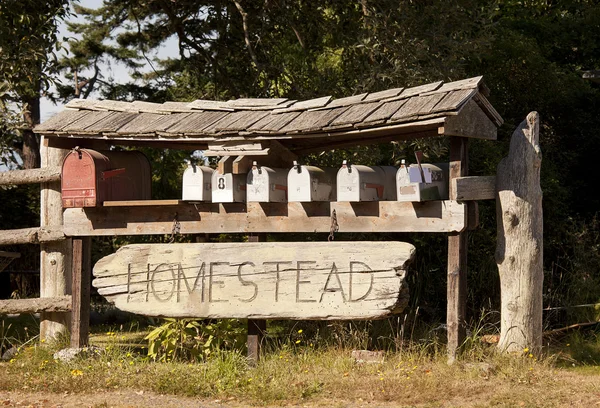Homestead Mailboxes — Stock Photo, Image