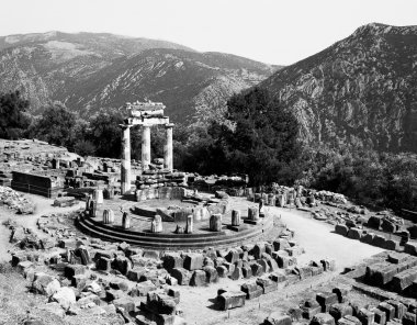 Sanctuary of Athena at Delphi clipart