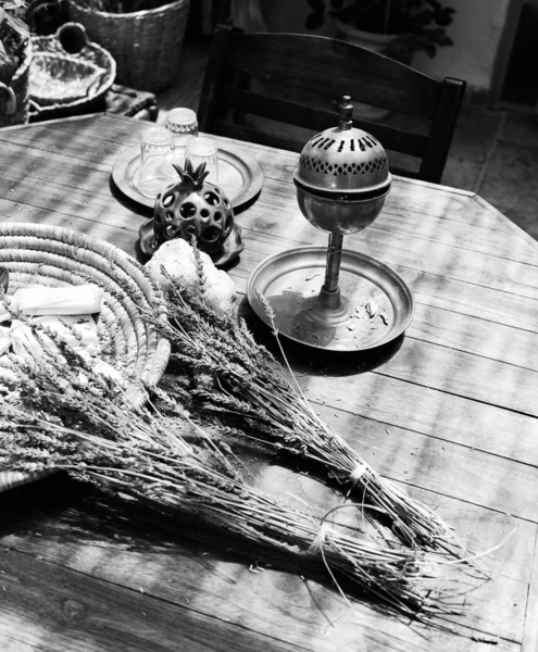 薰衣草和香料框静物 — 图库照片