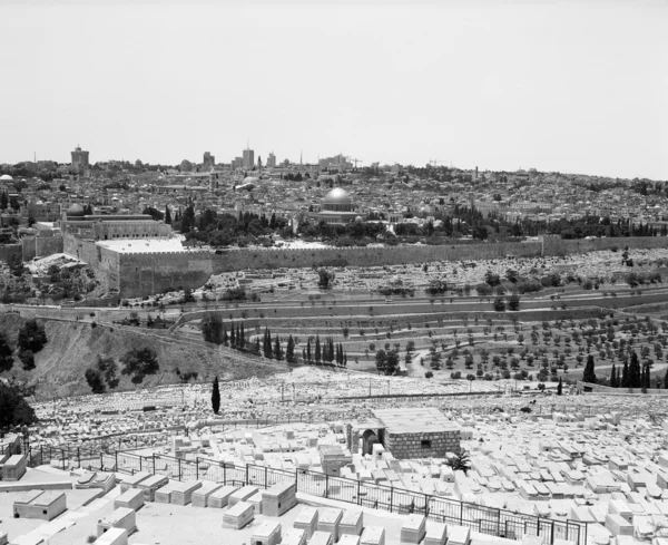 Jerusalem från Oljeberget — Stockfoto