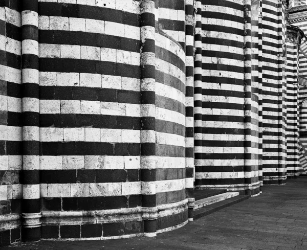 Orvieto katedral duvarlar — Stok fotoğraf
