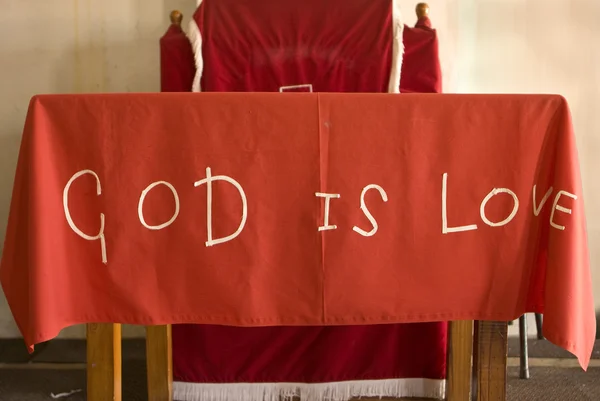 Bóg jest miłością — Zdjęcie stockowe