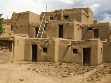Historic Pueblo Building clipart