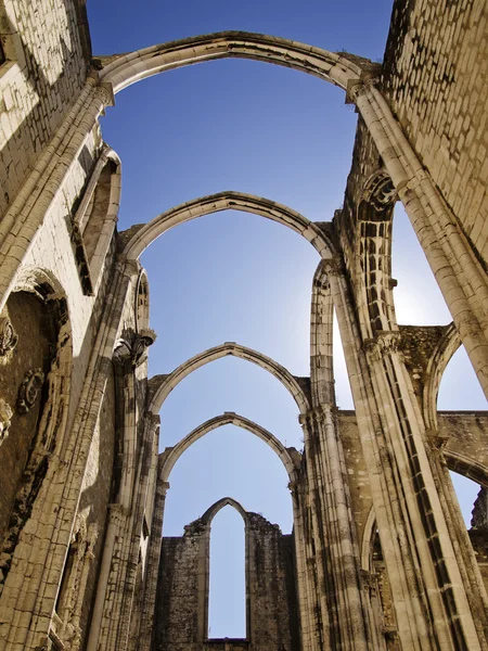 Ruinas de la Iglesia del Carmo — Foto de Stock