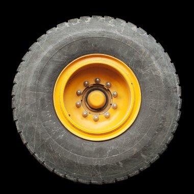 Isolated Truck Tire clipart