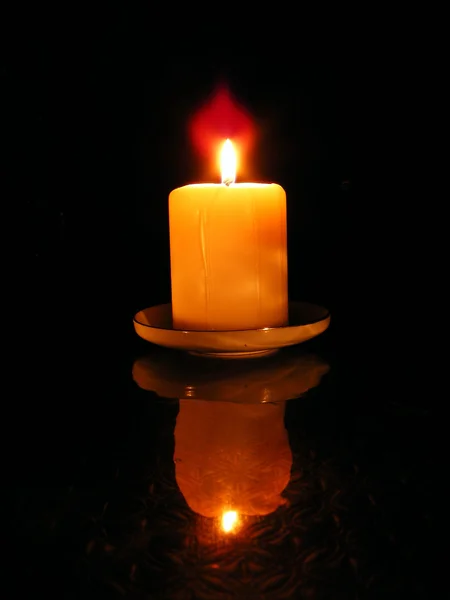 stock image Candle Reflection