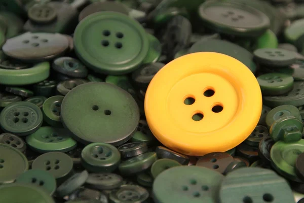 Botón amarillo — Foto de Stock